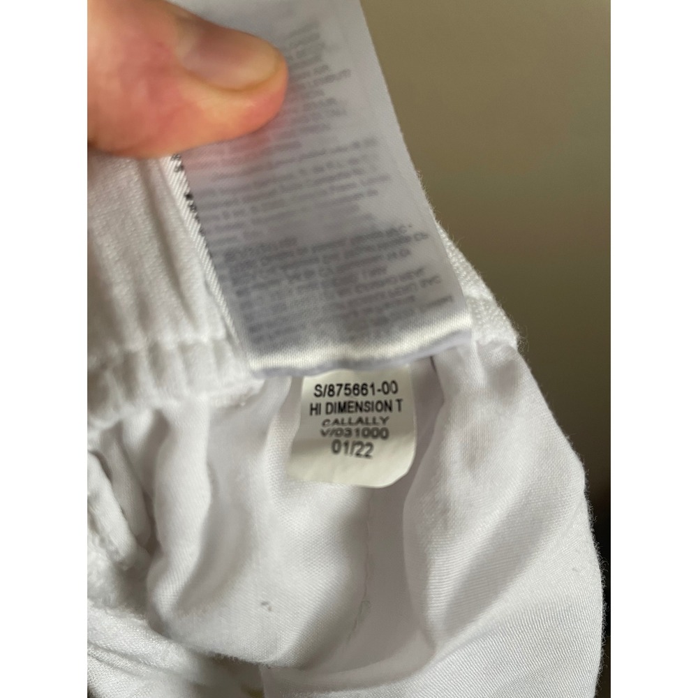 Old Navy 3X White Cotton Gauzy Wide Leg Pull On Pants Coastal Stretch Beachy - Picture 10 of 10